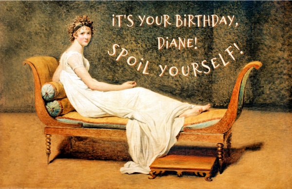 For Diane's birthday